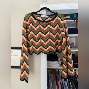 Zara colorful knit sweater